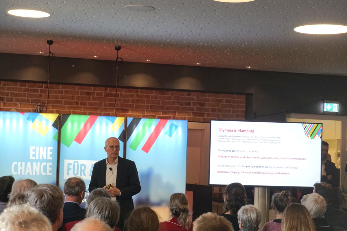 Hamburg hat sich gegen eine Olympia-Bewerbung entschieden. Peter Tschentscher, der Erste Bürgermeister Hamburgs, hatte dafür geworben. Foto: Julia Haas