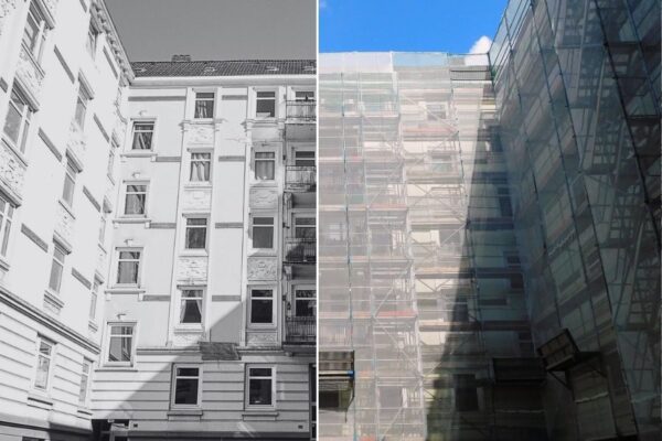 In der Wrangelstraße wehrt sich eine Mieterinitative gegen Vermieter Heimstaden. Foto: Ella Schinkel