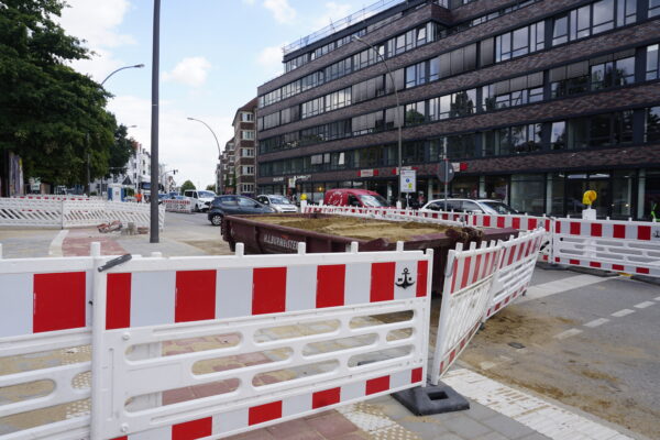 Die Bauarbeiten an der Osterstraße sollen wie geplant fertig werden. Foto: Sarah Jaskulski