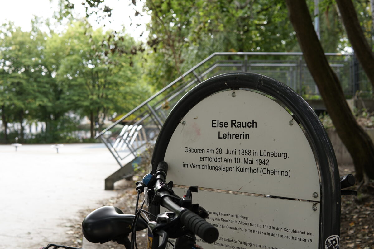 Am Else-Rauch-Platz soll ein Gedenkort entstehen. Foto: Sarah Jaskulski