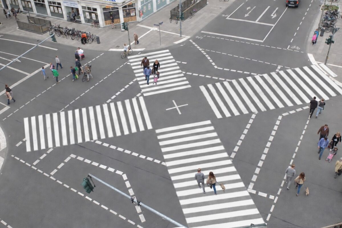 Grafik Diagonalquerung Osterstraße mit KI erstellt. Grafik: SPD Fraktion Eimsbüttel/Anna Tewes